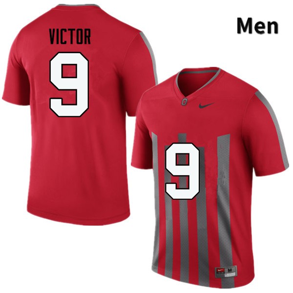 Ohio State Buckeyes Binjimen Victor Men's #9 Throwback Game Stitched College Football Jersey